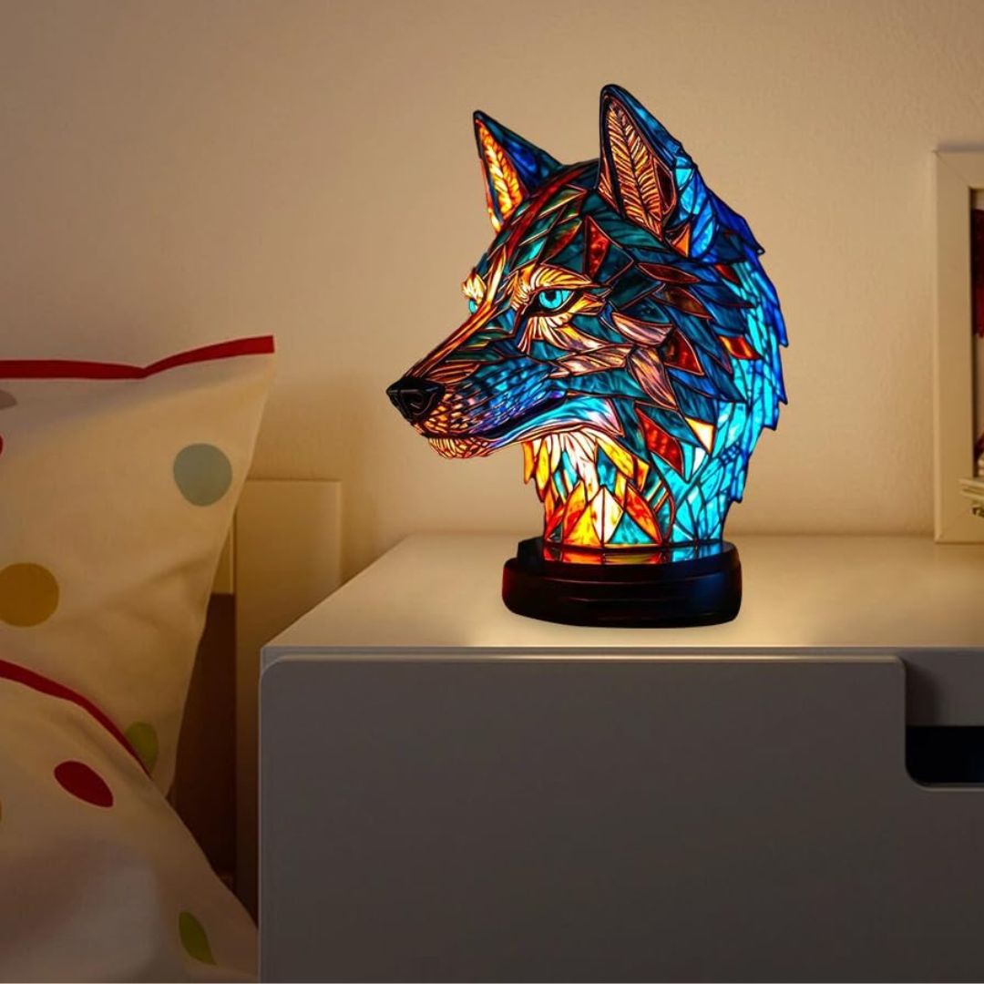 LeuchtWolf - handgefertigte Lampe, die Herzen erstrahlen lässt - Sopheria