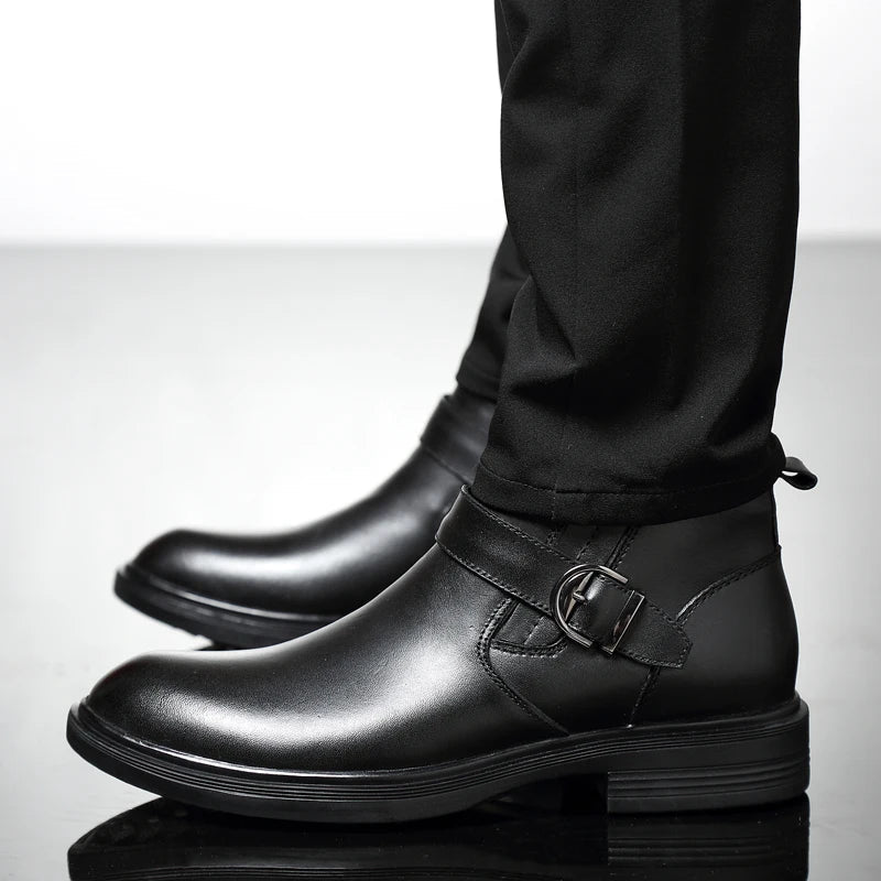 Liam | Ranger-Stiefeletten aus Leder - Sopheria
