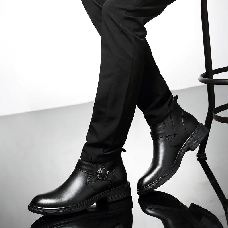 Liam | Ranger-Stiefeletten aus Leder - Sopheria