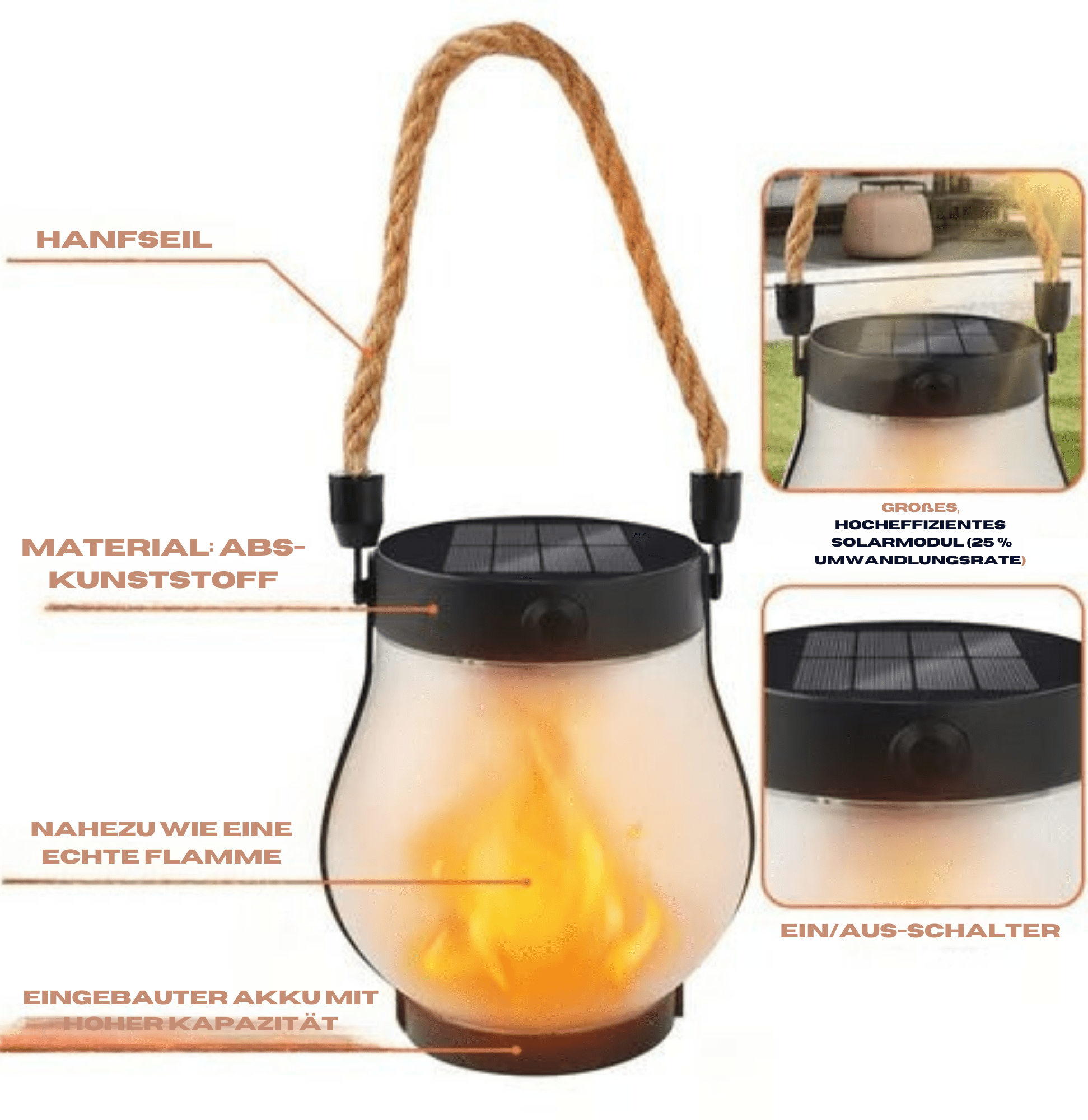 LichtLoder™ / Tanzende Flamme Solarlicht Laternen - Sopheria