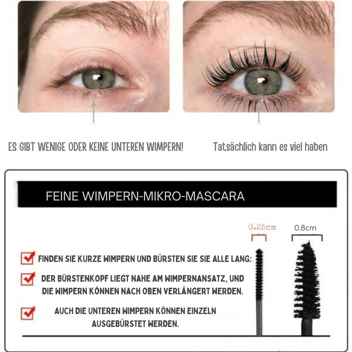 LidLänge™ / Dicke Und Lockende Wasserfeste Mascara - Sopheria