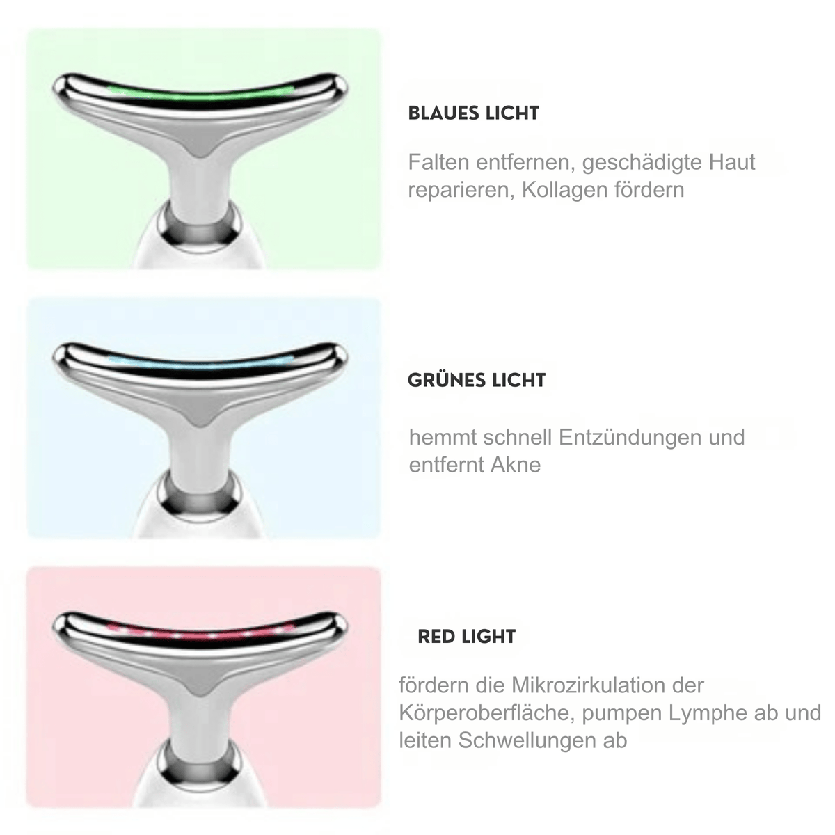 LiftingLicht™ / Nacken-Gesichts-Massagegerät-Anti-Falten & Verjüngend - Sopheria