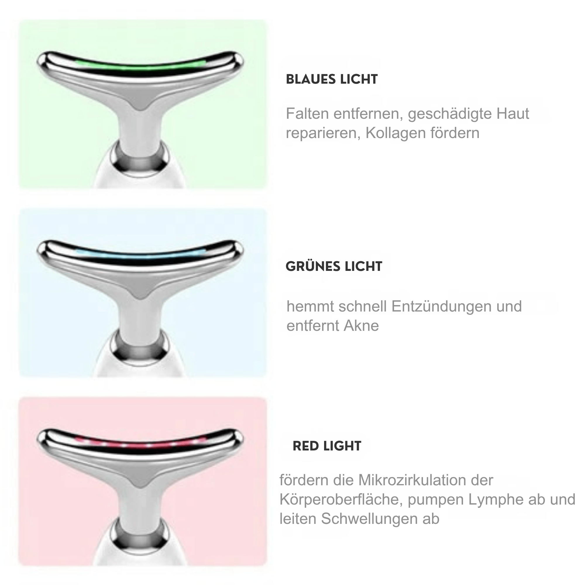 LiftingLicht™ / Nacken-Gesichts-Massagegerät-Anti-Falten & Verjüngend - Sopheria