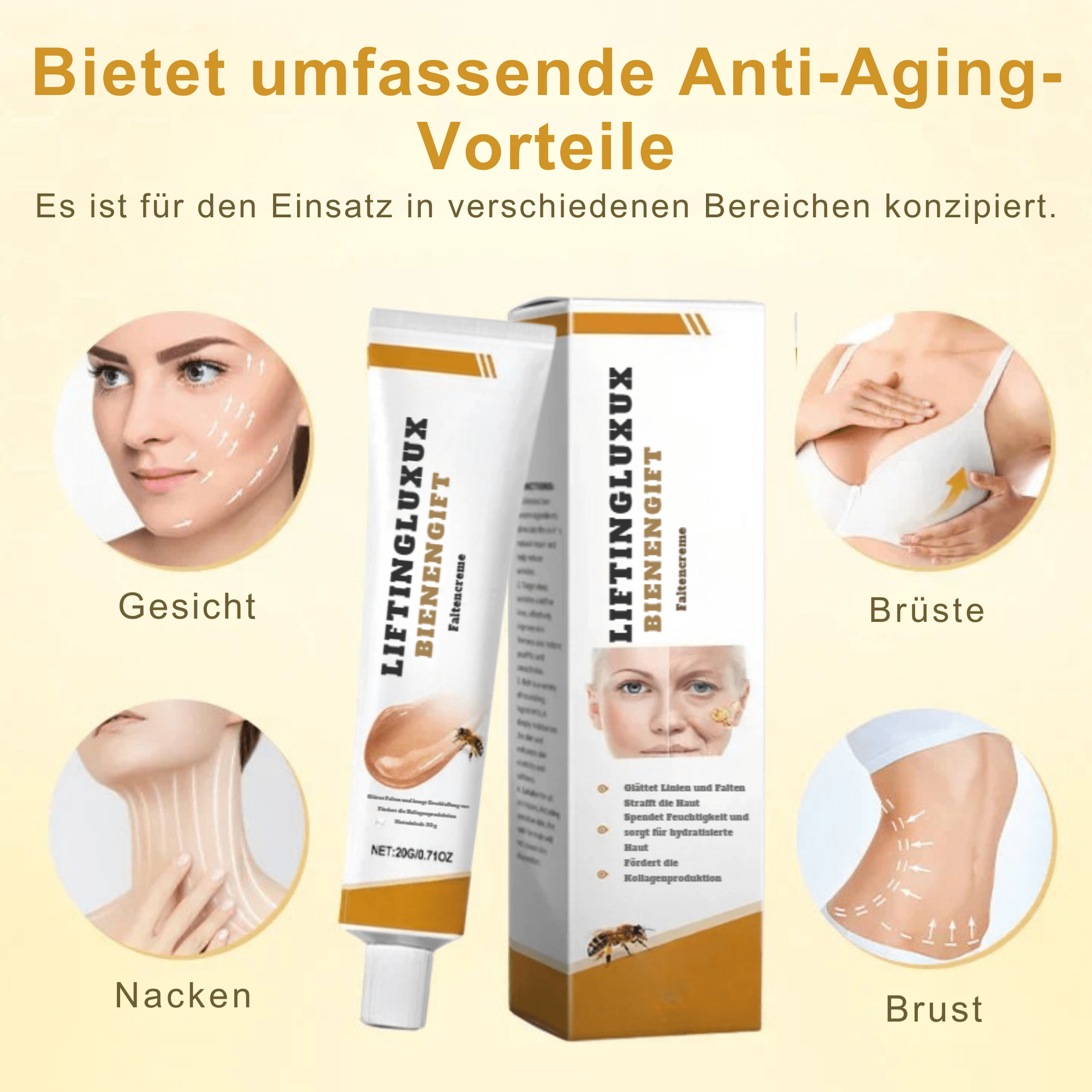 LiftingLuxux™ / Liftingcreme mit Bienengift (1+2 GRATIS) - Sopheria