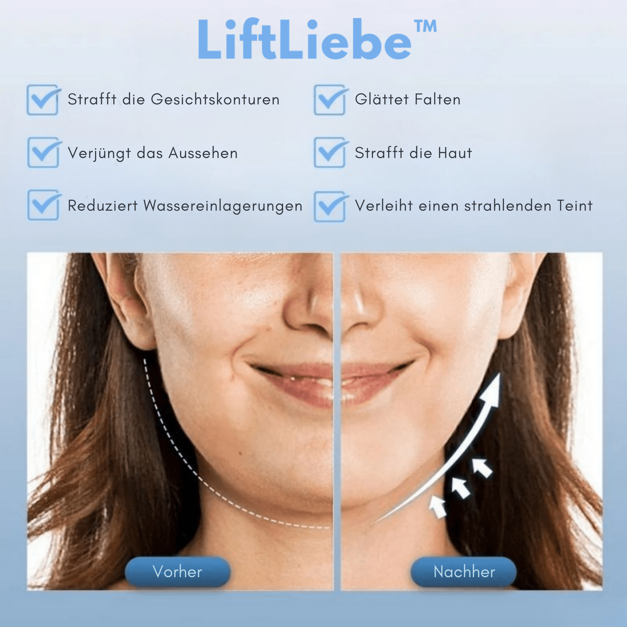LiftLiebe™ / Sanfte Gesichtsmassage mit Straffungseffekt - Sopheria