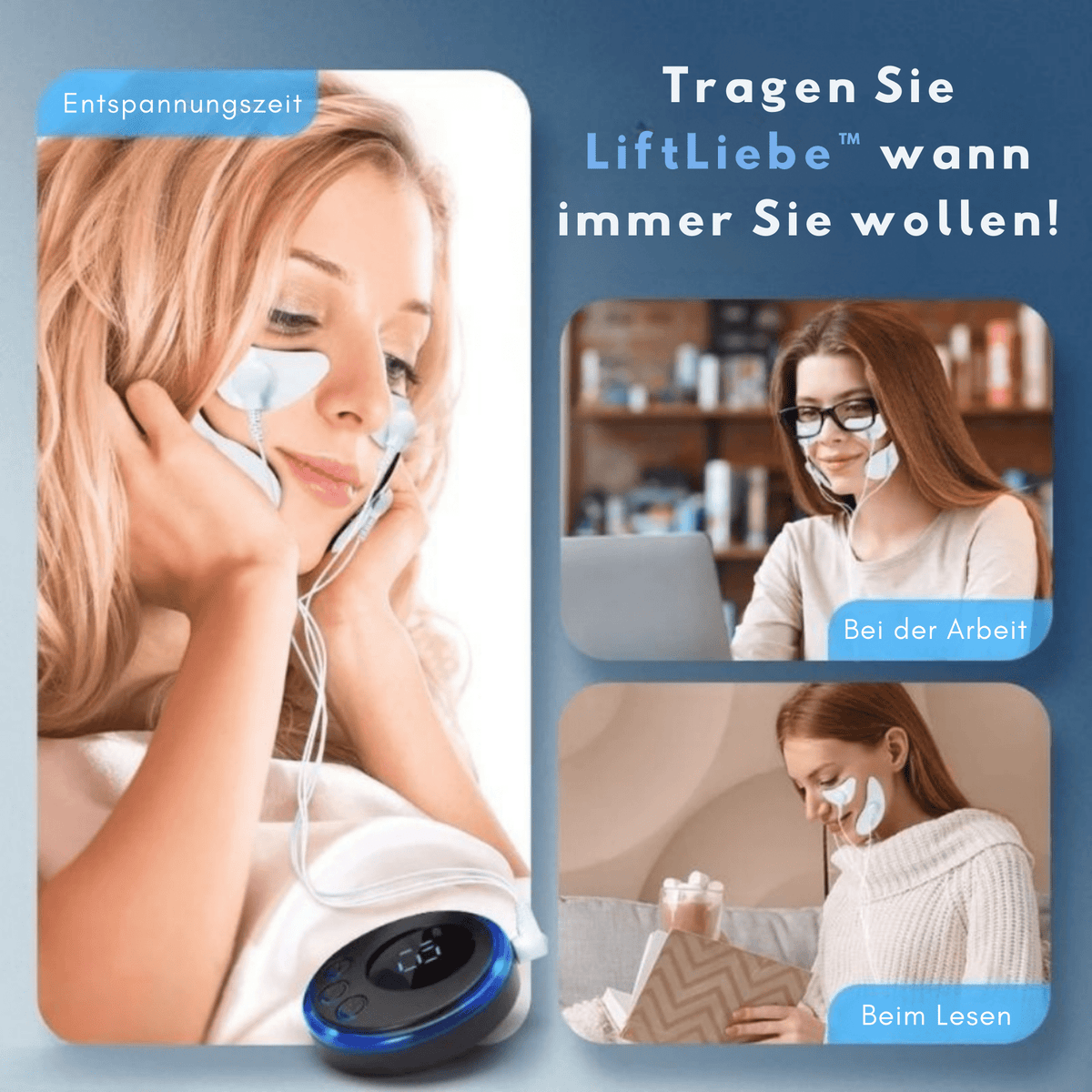 LiftLiebe™ / Sanfte Gesichtsmassage mit Straffungseffekt - Sopheria