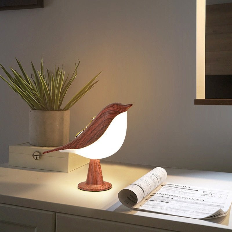 LumiBird / Kabellose Vogel- Touch - Tischlampe