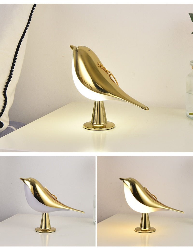 LumiBird / Kabellose Vogel- Touch - Tischlampe