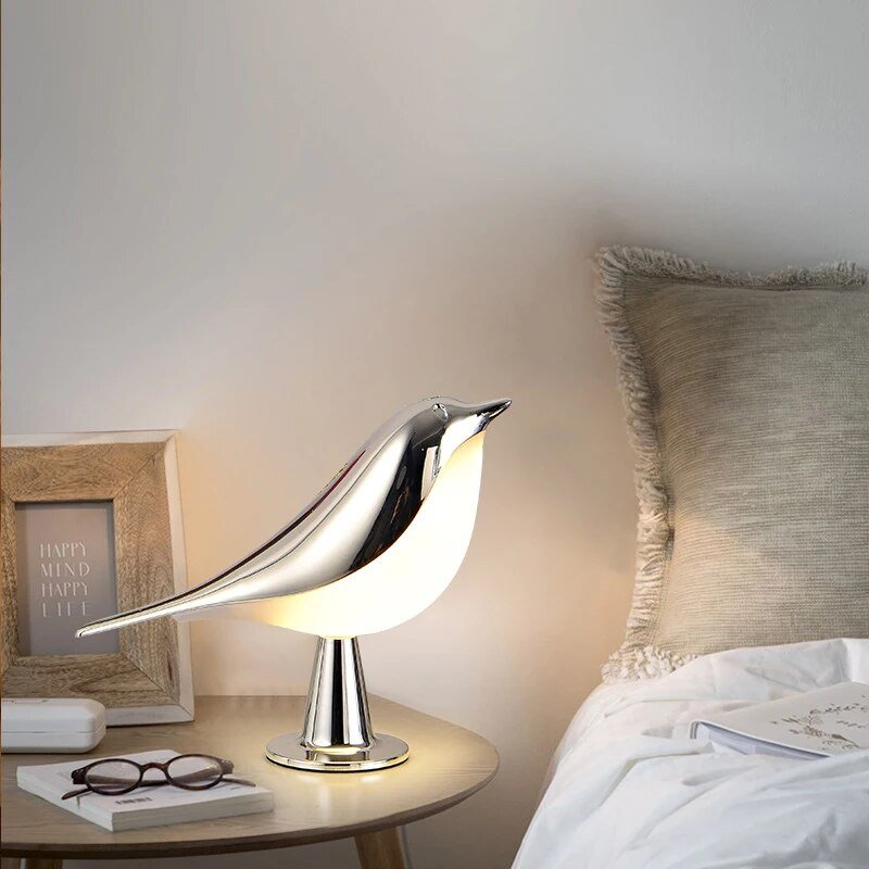 LumiBird / Kabellose Vogel- Touch - Tischlampe