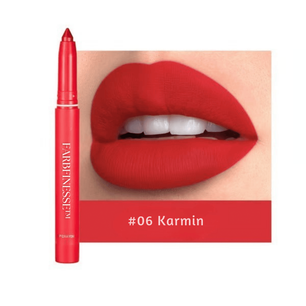 LippenLuxe – Matter 2-in-1 Lippenstift Stift - Sopheria