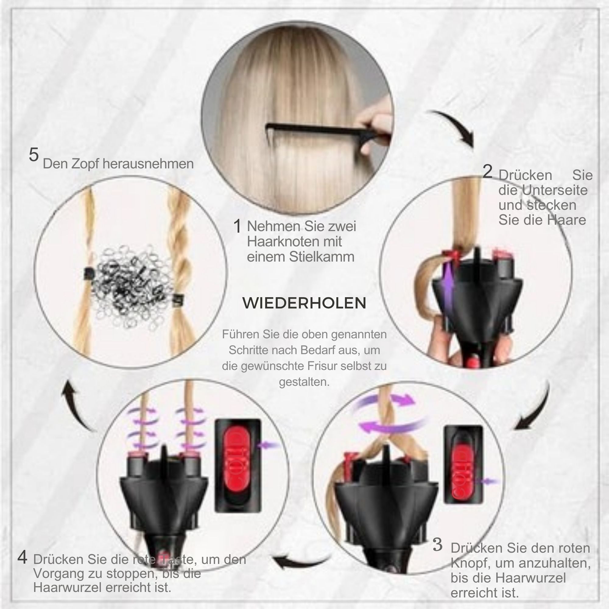 LockenLuxe™ / Locken wie im Salon - Sopheria