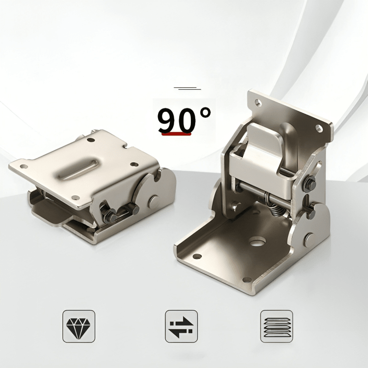 LockLink™ / 90-Grad-selbstverriegelnde, klappbare Stahlscharniere für Möbel - Sopheria