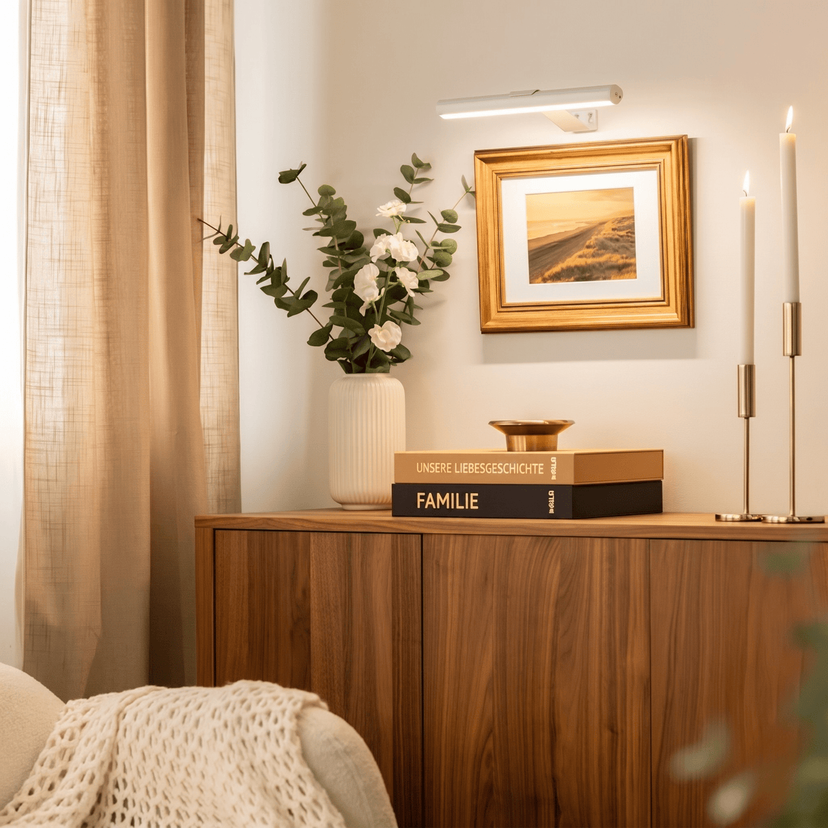 LumiFrame - Kabellose Wandbildleuchte - Sopheria