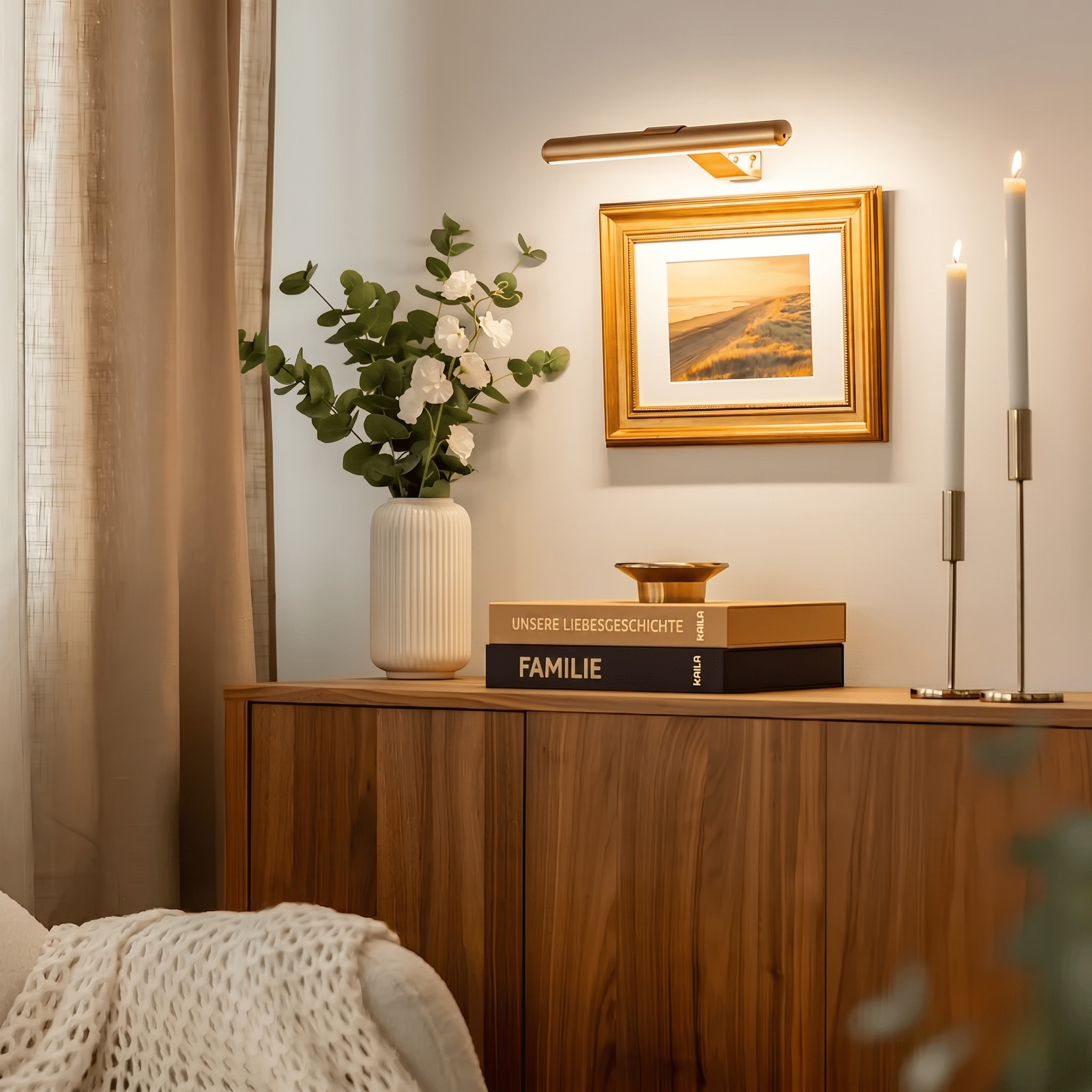 LumiFrame - Kabellose Wandbildleuchte - Sopheria