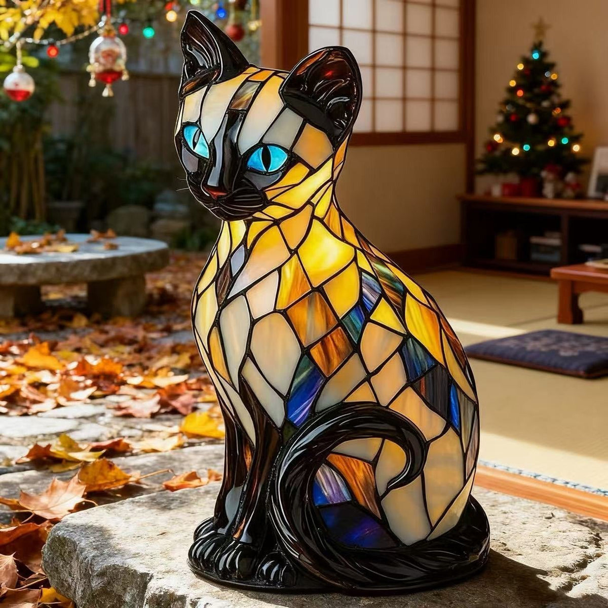 Luna Leuchtkatze – handgefertigte Lampe, die Herzen erstrahlen lässt - Sopheria