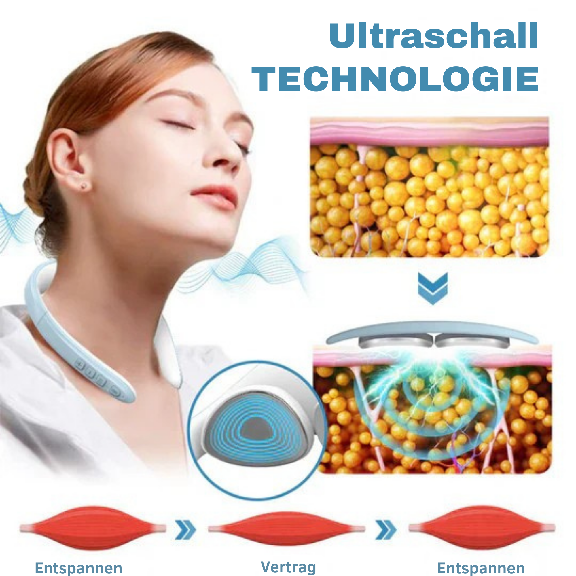﻿LymphLift™ / Ultraschall Lymphdrainagegerät - Cellulite & Fett Reduzieren - Muskelentspannung - Sopheria