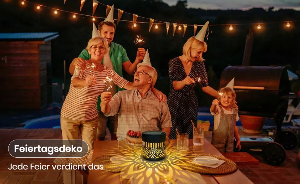 Mandalume - Solar Projektionslicht mit magischem Mandala Schattenspiel - Sopheria