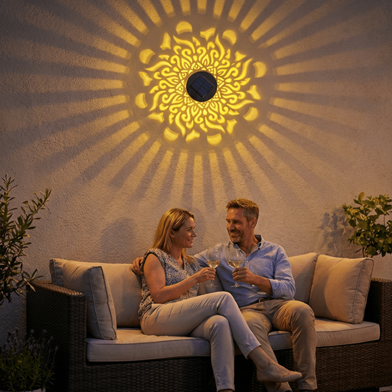 Mandalume - Solar Projektionslicht mit magischem Mandala Schattenspiel - Sopheria