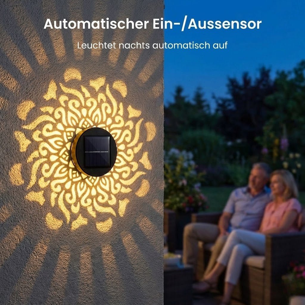Mandalume - Solar Projektionslicht mit magischem Mandala Schattenspiel - Sopheria