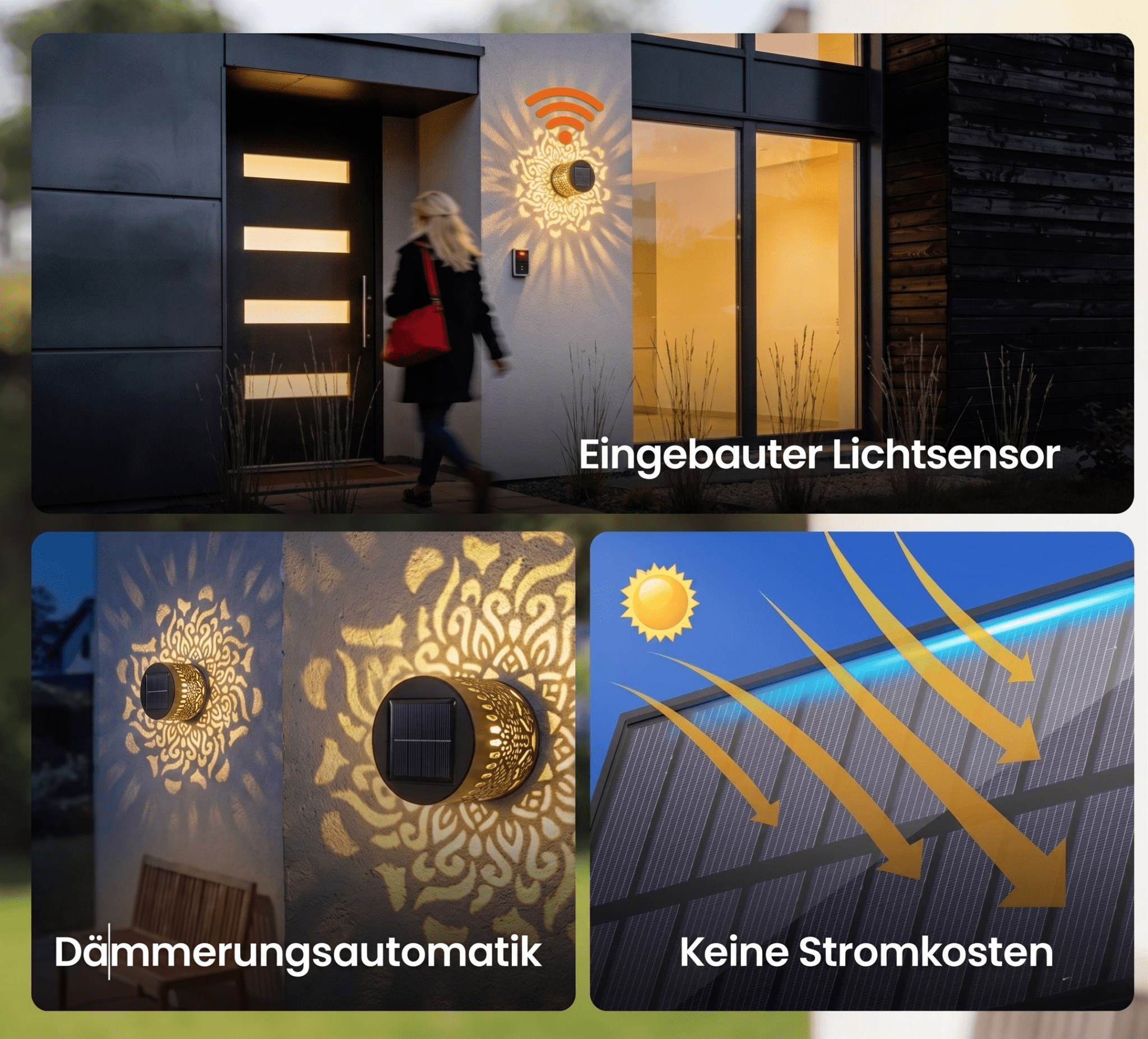 Mandalume - Solar Projektionslicht mit magischem Mandala Schattenspiel - Sopheria