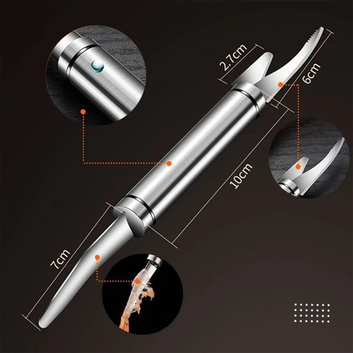 MarinEdge™ / Multifunktionales 5-in-1 Garnelen- & Fischmesser - Sopheria
