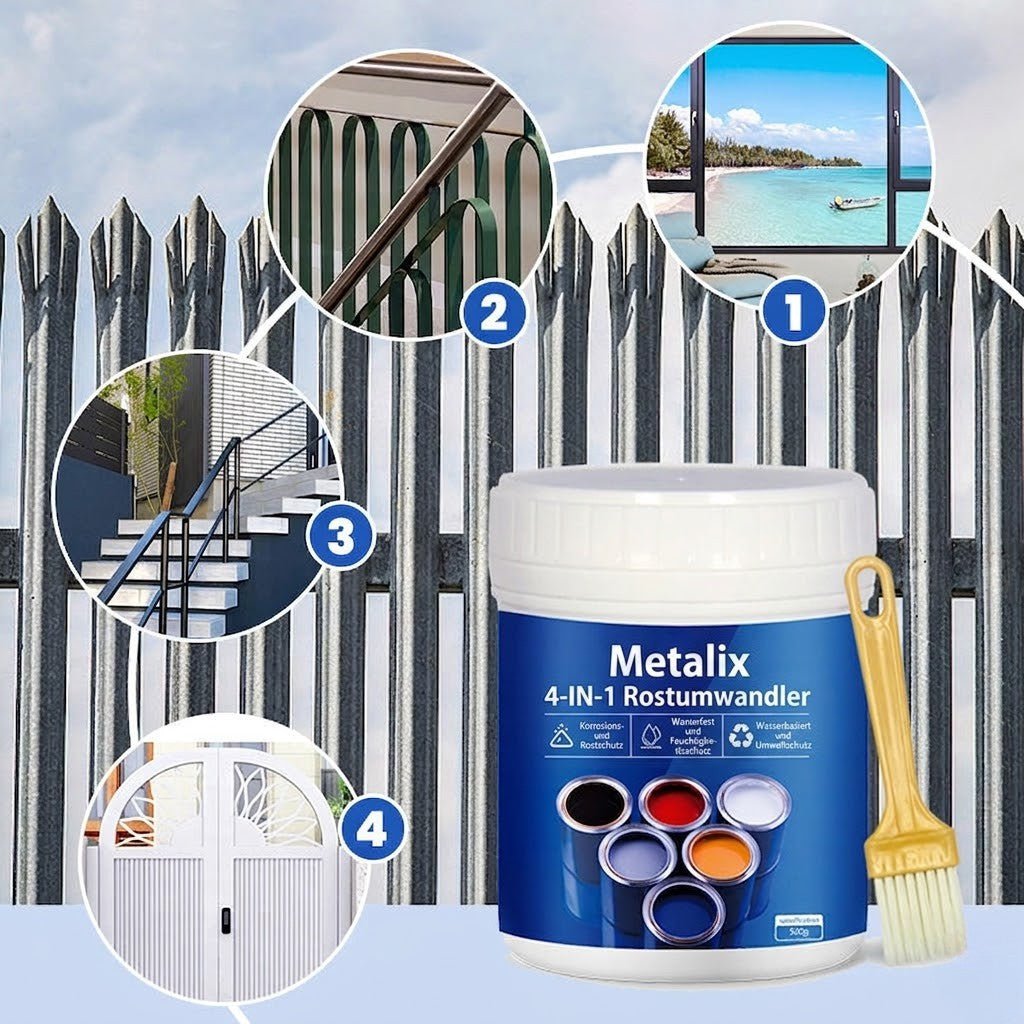Metalix / 4-IN-1 Rostumwandler - Schützen und restaurieren mit einer einfachen Lösung - Sopheria