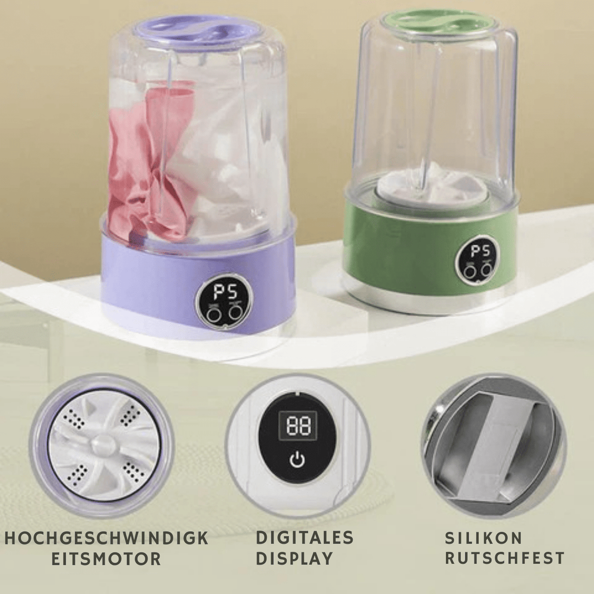 MiniMaschine™ / Kabellose Mini Waschmaschine Für Unterwegs - Sopheria
