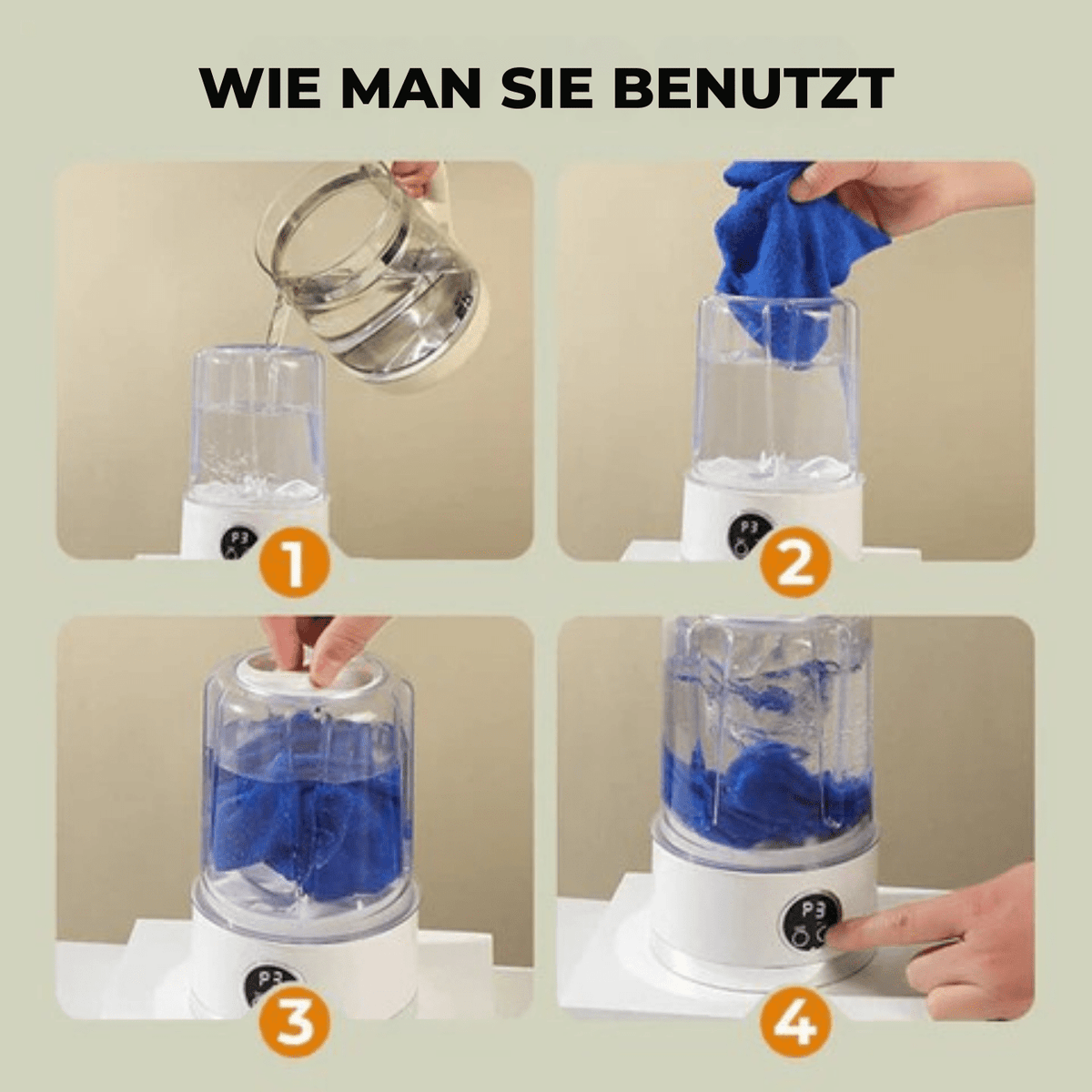 MiniMaschine™ / Kabellose Mini Waschmaschine Für Unterwegs - Sopheria