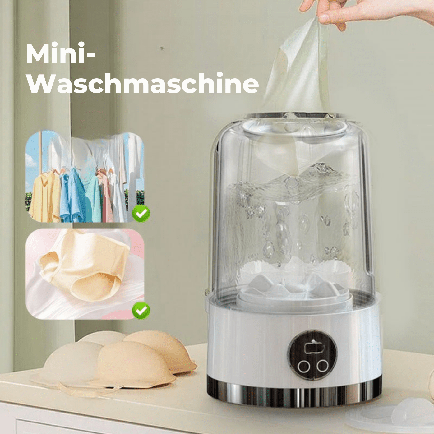 MiniMaschine™ / Kabellose Mini Waschmaschine Für Unterwegs - Sopheria