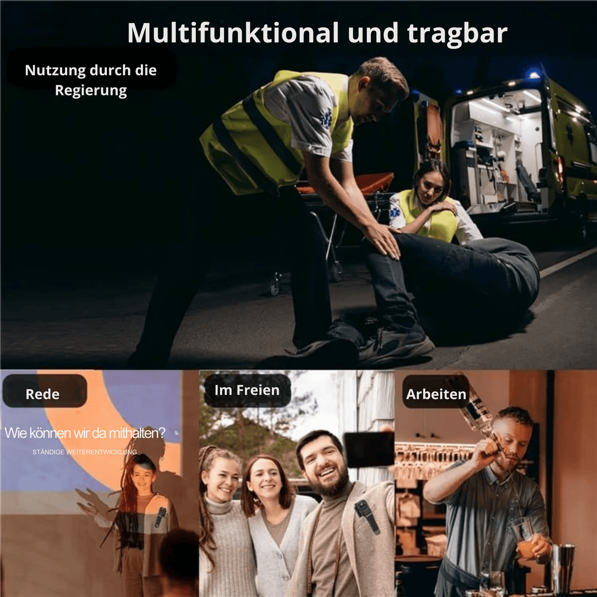 MiniMemo™ / 1080 Mini-Body-Cam – Tag- und Nachtaufnahmen leicht gemacht! - Sopheria