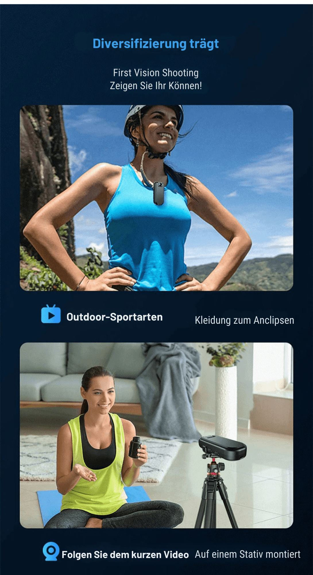 MiniMemo™ / 1080 Mini-Body-Cam – Tag- und Nachtaufnahmen leicht gemacht! - Sopheria