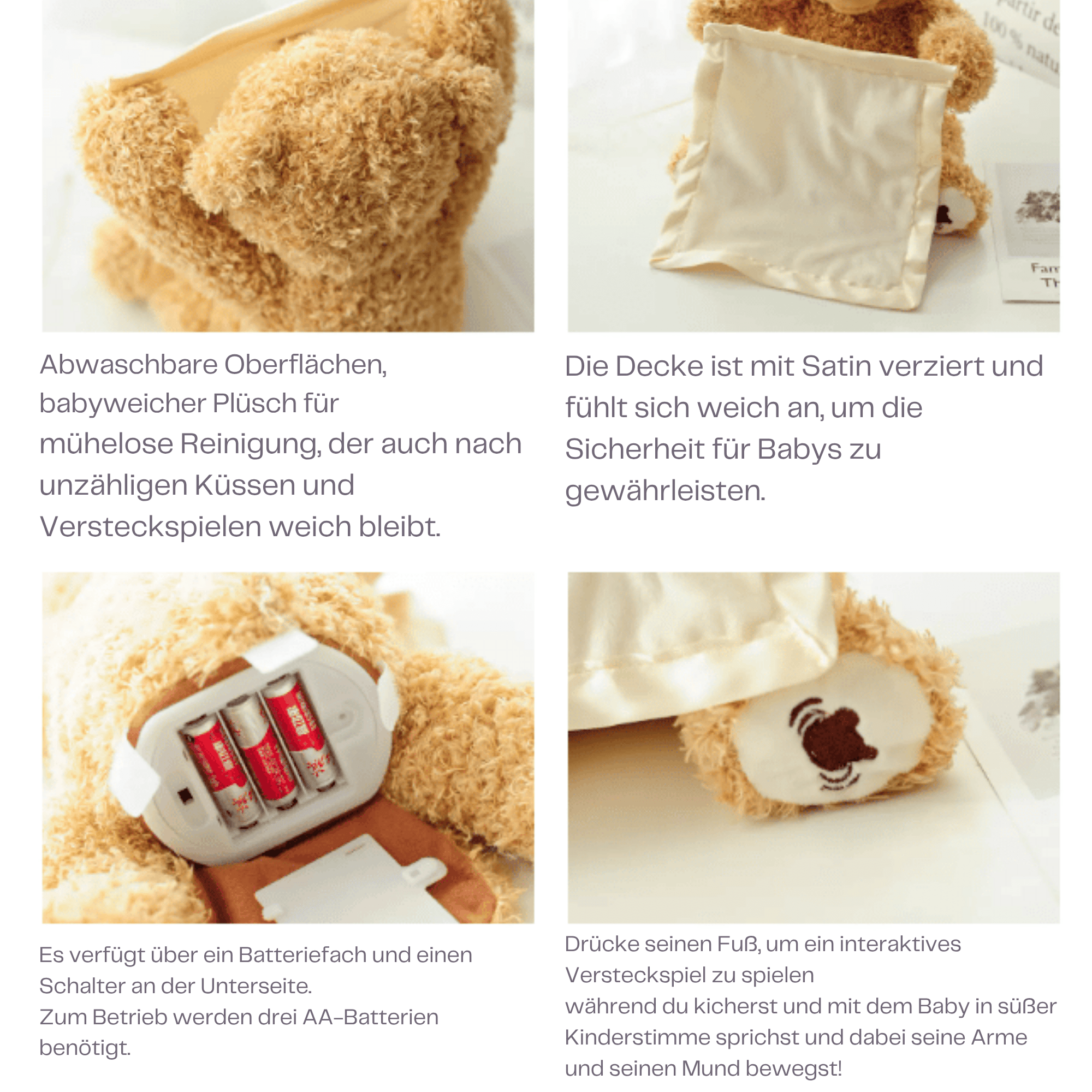 MümmelMiez™/ Stimmungsaufhellender Plüschbär - Sopheria
