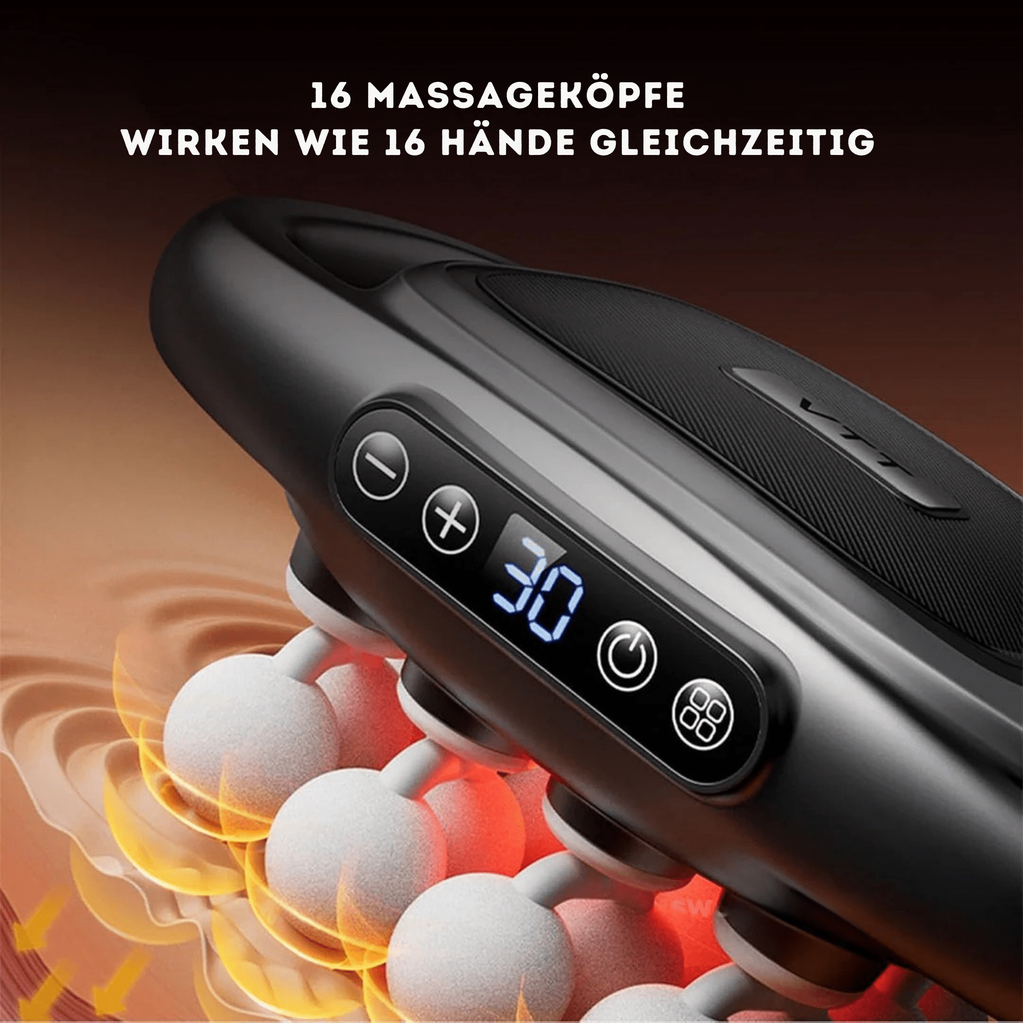 MuskelMeister™ / Tiefen-Massagegerät für Rücken- und Muskelentspannung - Sopheria