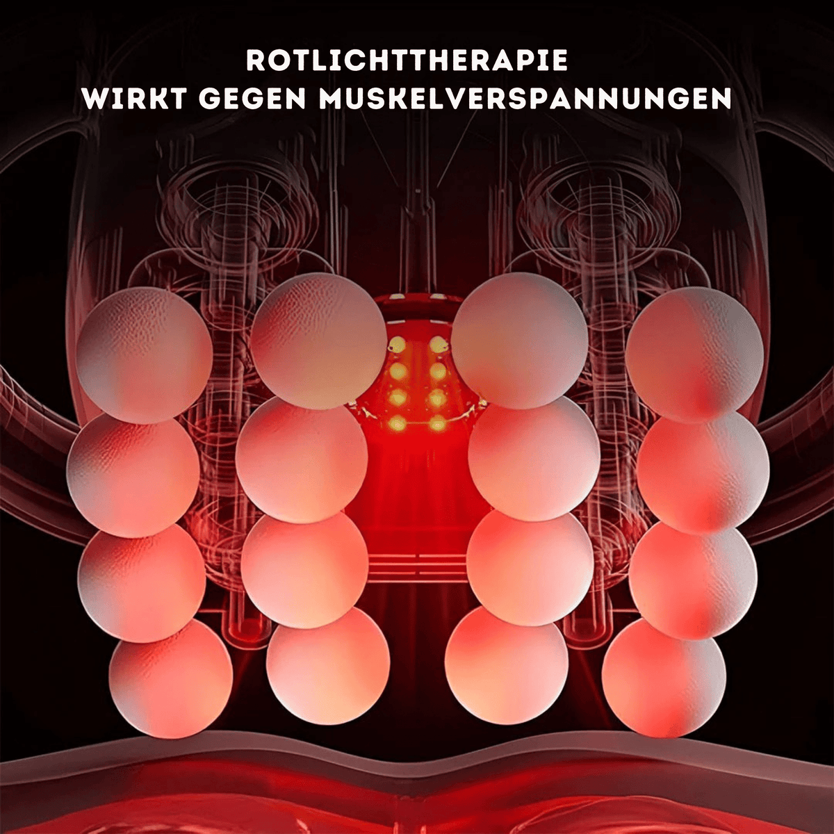 MuskelMeister™ / Tiefen-Massagegerät für Rücken- und Muskelentspannung - Sopheria