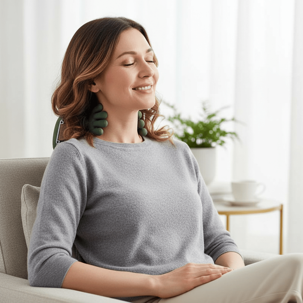 MuskelMilde™ / Realistisches Massagegerät Mit 3-Geschwindigkeitsstufen Und Wärmefunktion - Sopheria