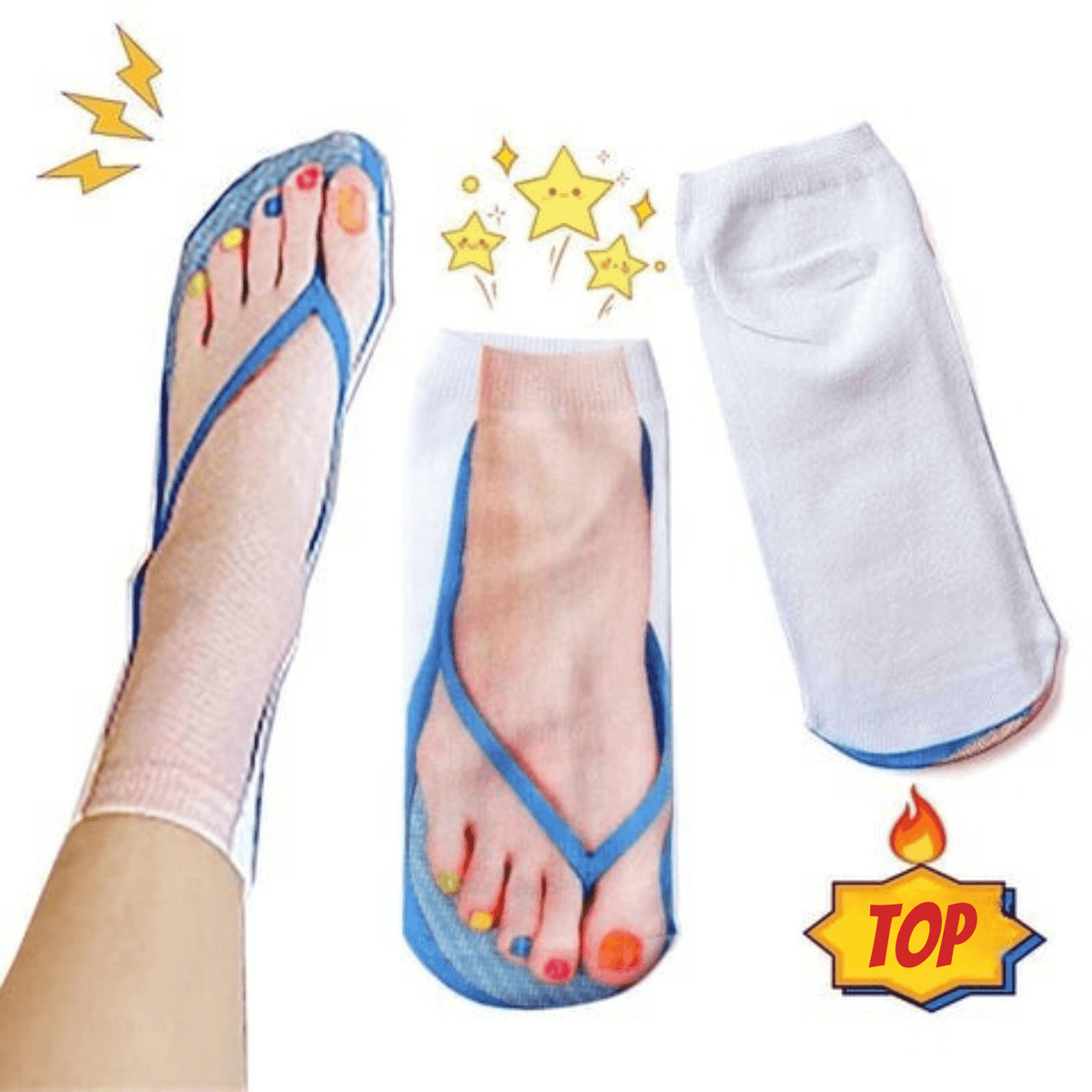 NagelSock – Lustige Nagel Design Socken - Sopheria