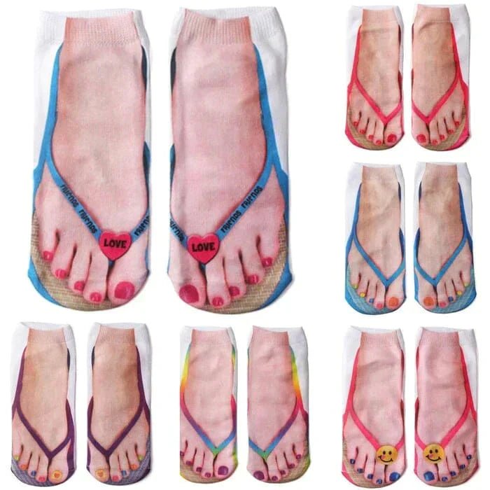 NagelSock – Lustige Nagel Design Socken - Sopheria