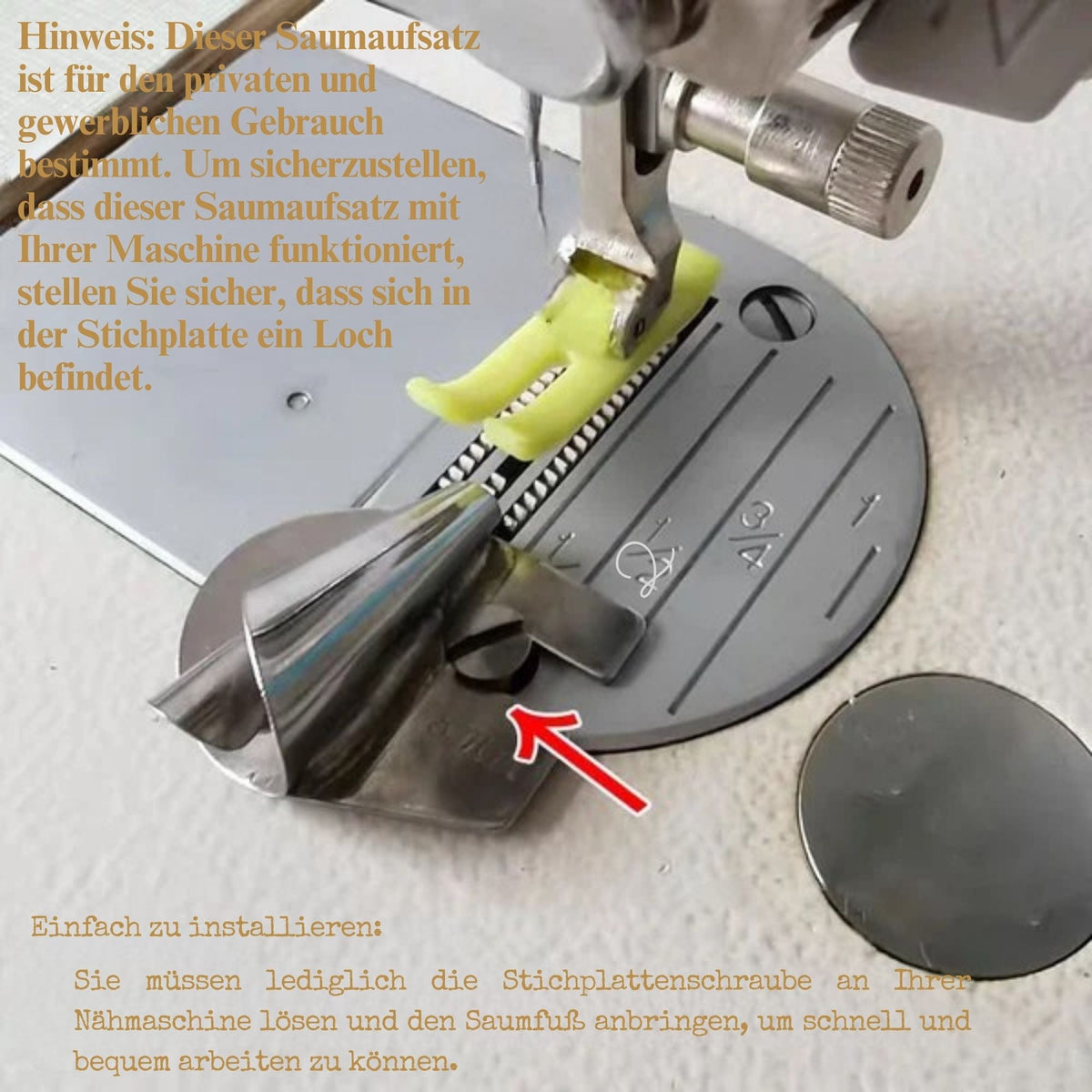 NahtNavi™ / Präzisions-Spiralsaumfuß Zum Nähen (4+4 GRATIS) - Sopheria