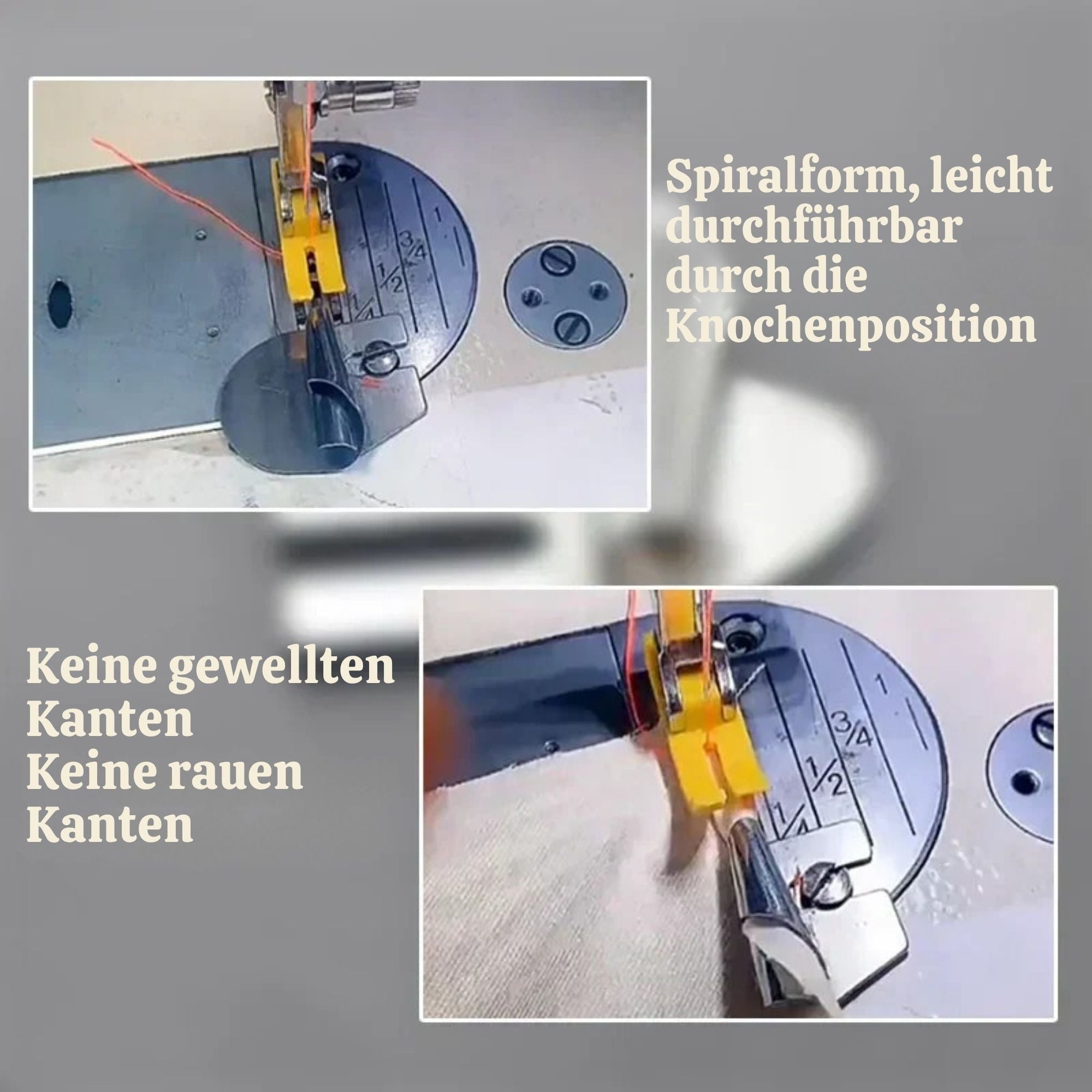 NahtNavi™ / Präzisions-Spiralsaumfuß Zum Nähen (4+4 GRATIS) - Sopheria