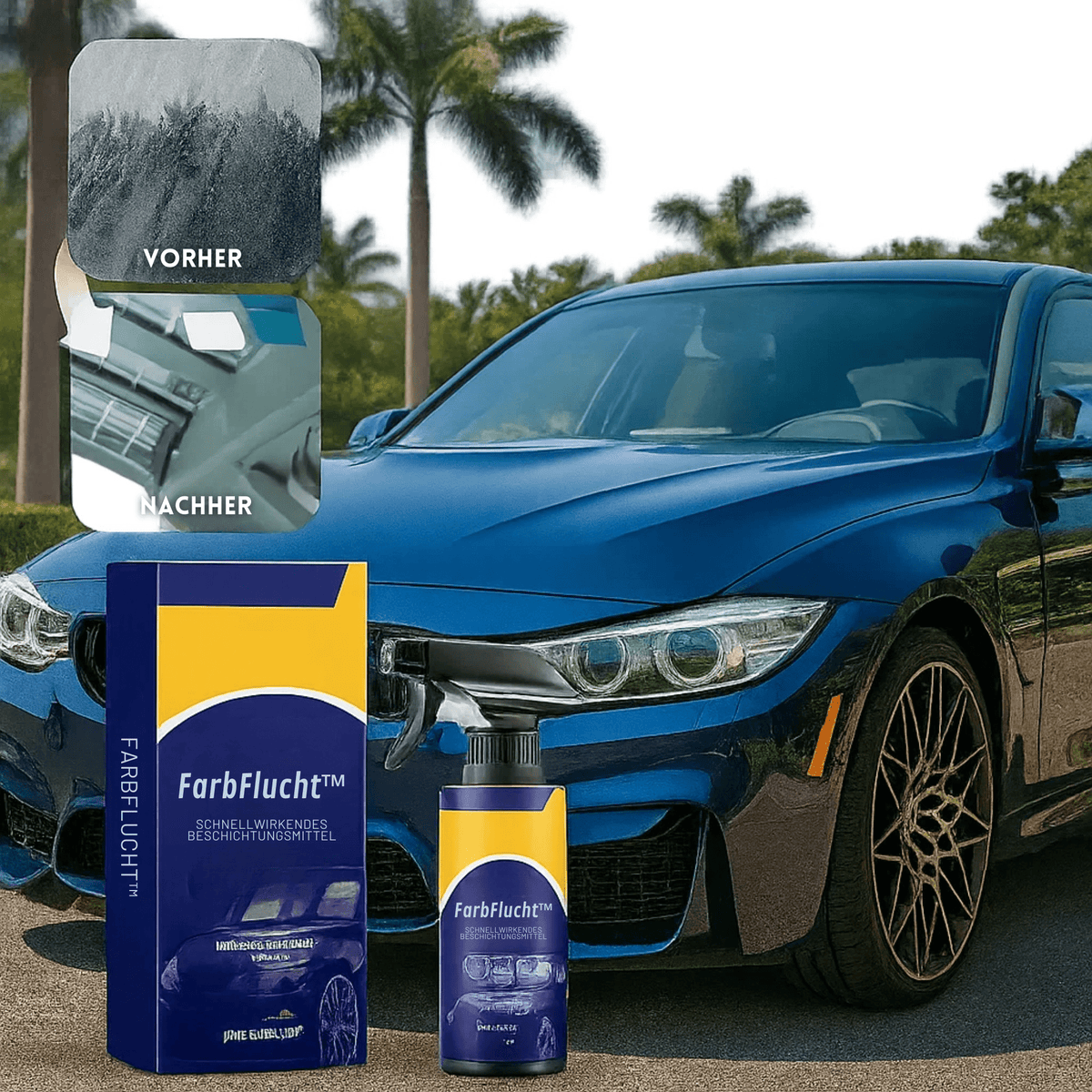 NanoNova™ / Wasserloser Auto Spray Mit Spiegelglanz - Sopheria