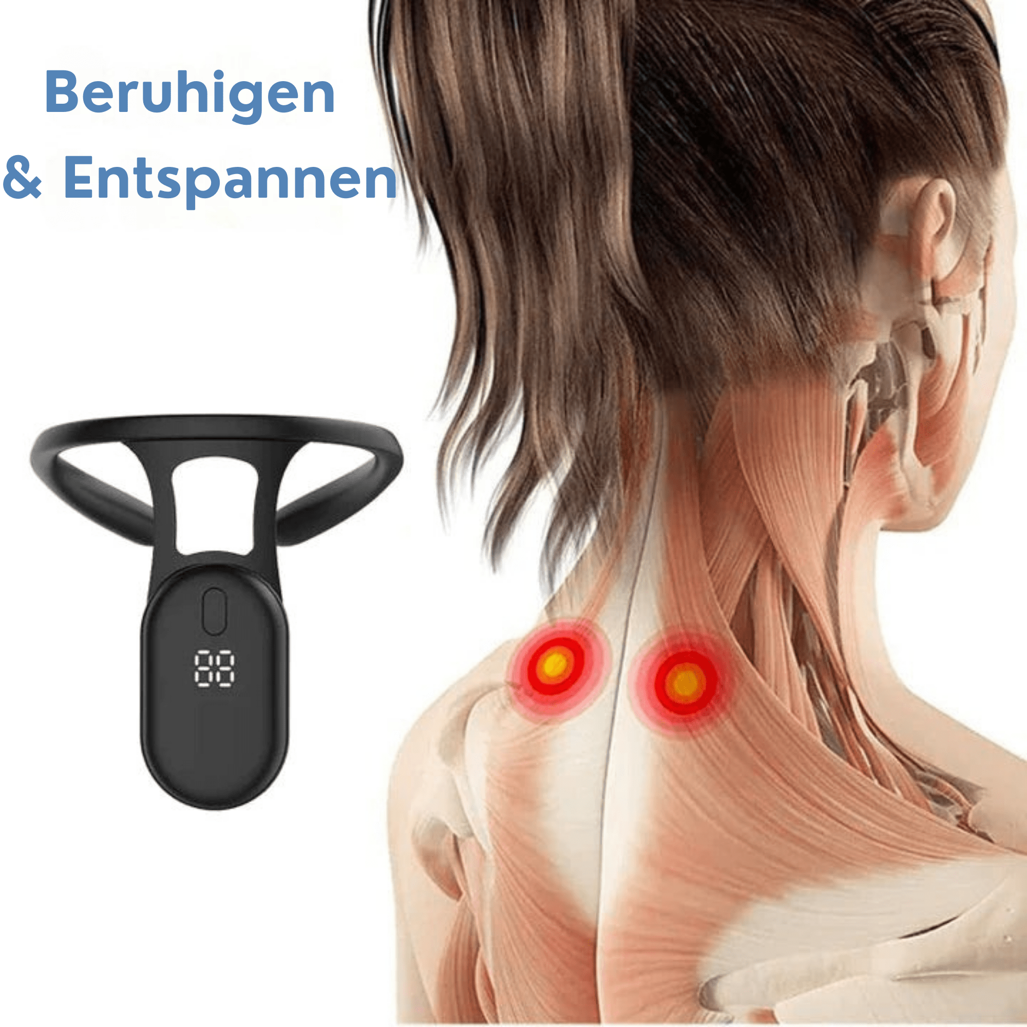 NeckSoothe™ / Draagbaar lymfedrainageapparaat [50% Korting] - Sopheria