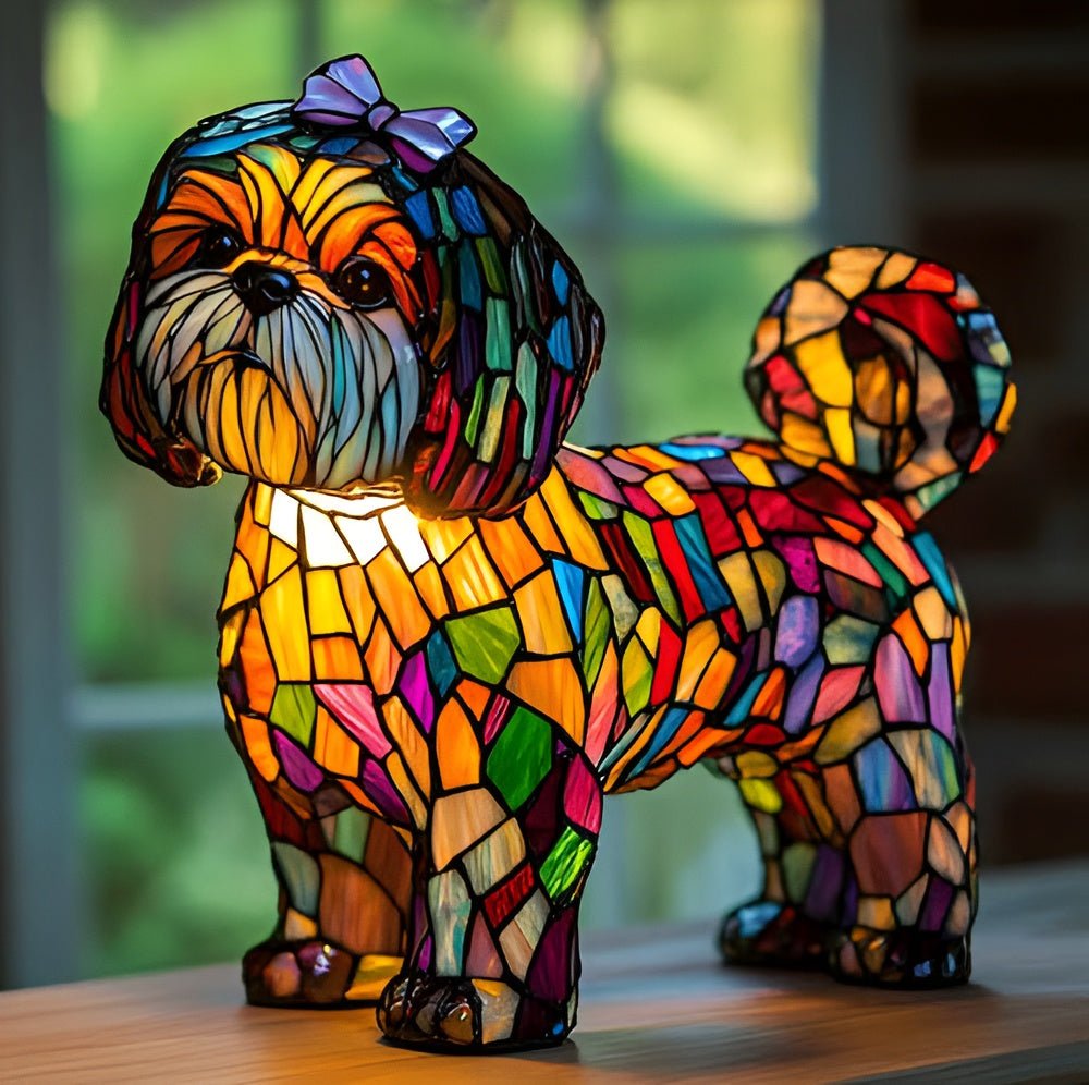 Nina | Magisk Buntglas-Hundelampe - Sopheria