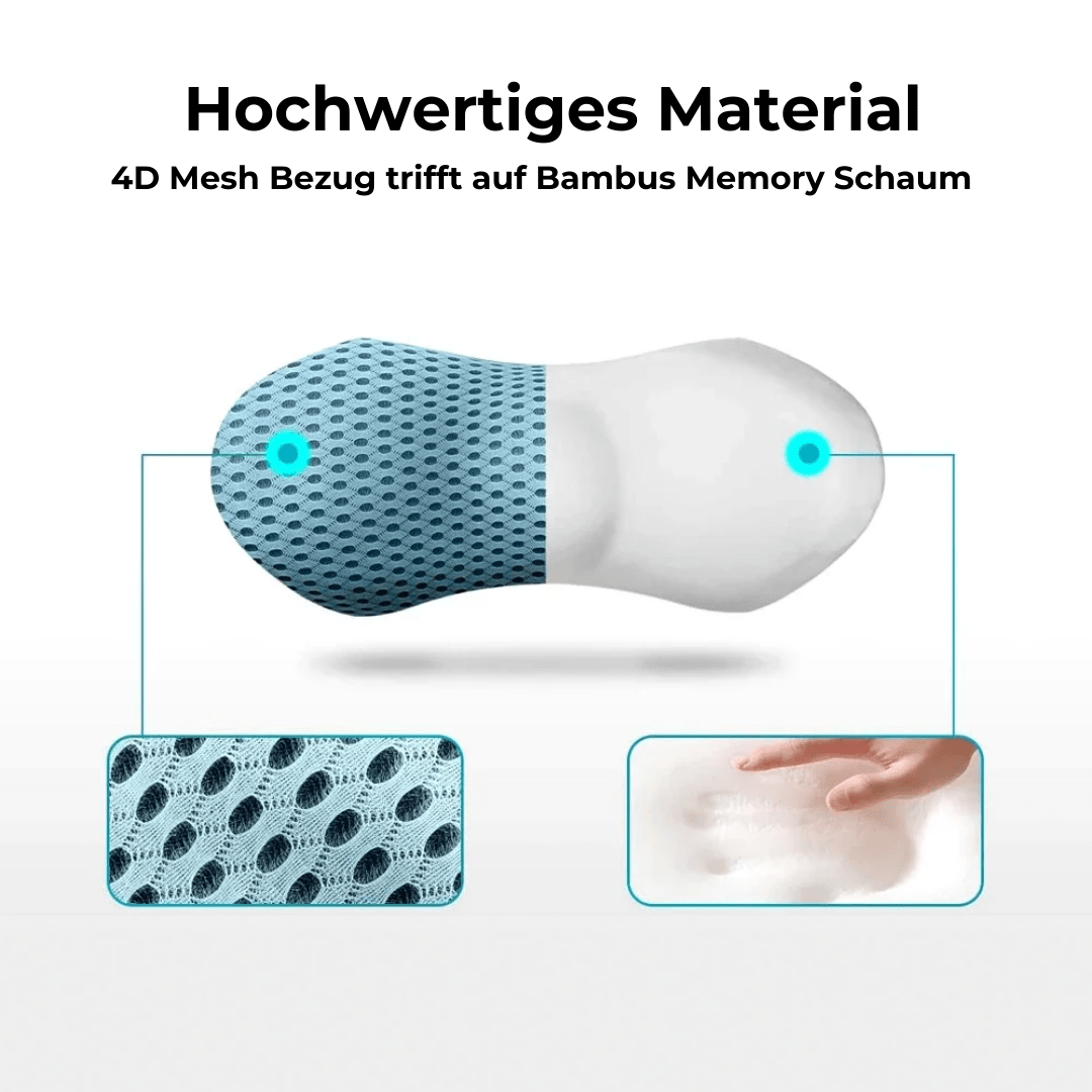 Orvello / Orthopädisches Lendenwirbelkissen aus Premium Memory-Schaum - Sopheria