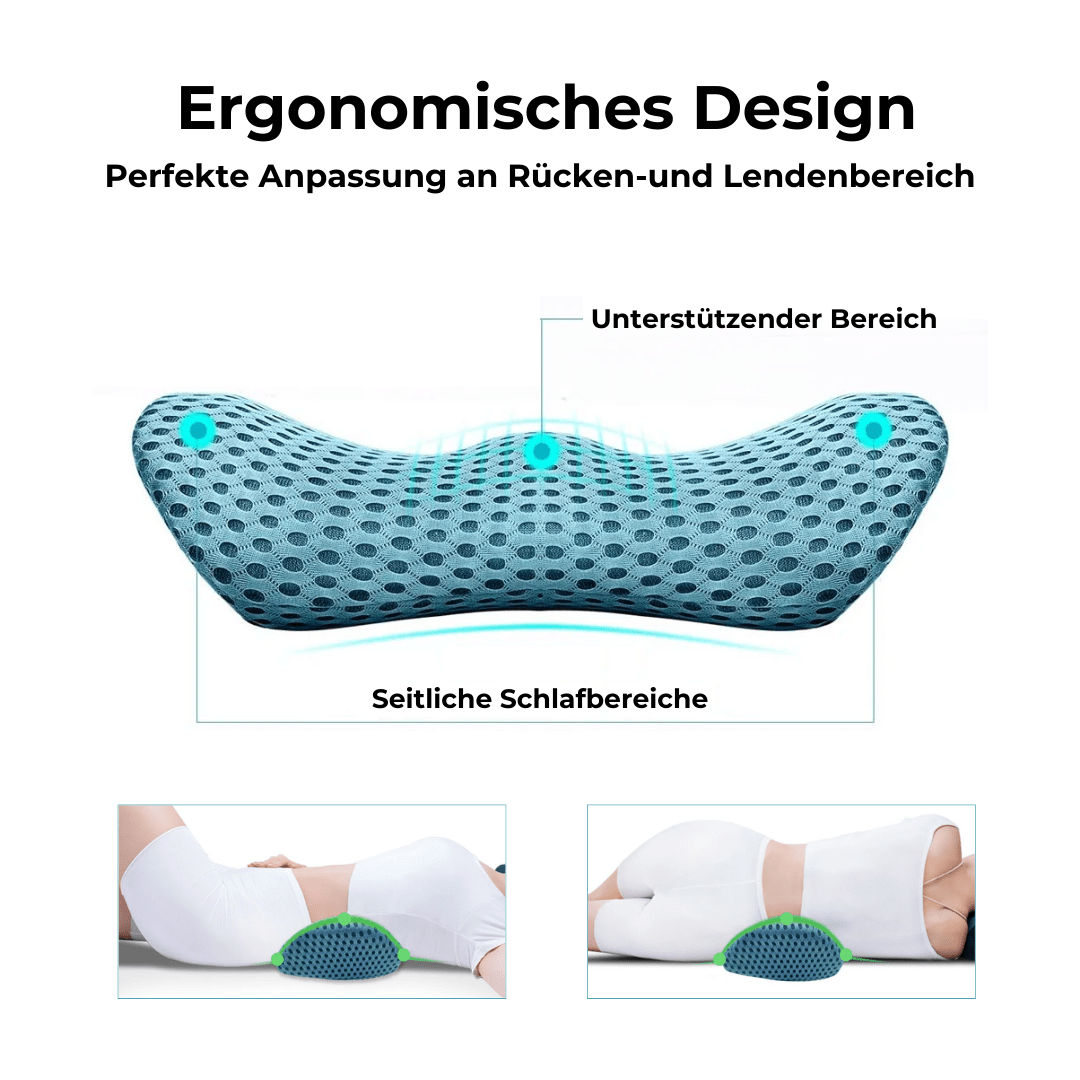 Orvello / Orthopädisches Lendenwirbelkissen aus Premium Memory-Schaum - Sopheria