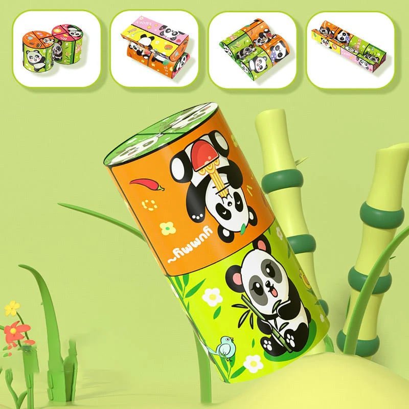 PandaPuzzle™ / Kreativer, faltbarer Panda-Zauberwürfel für Kinder - Sopheria