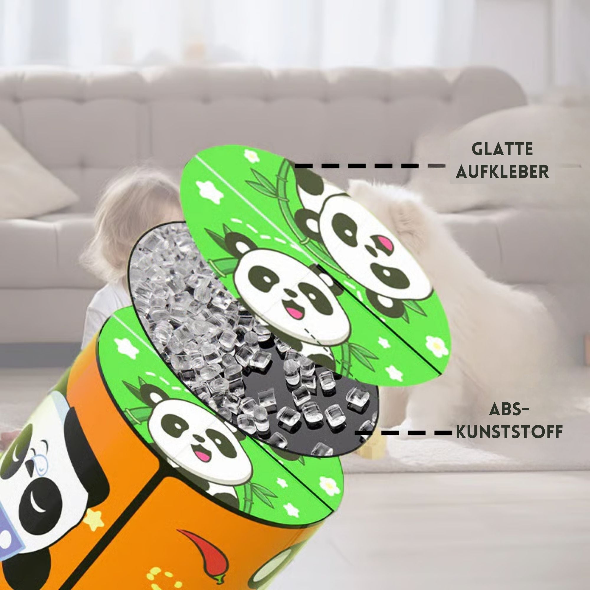 PandaPuzzle™ / Kreativer, faltbarer Panda-Zauberwürfel für Kinder - Sopheria