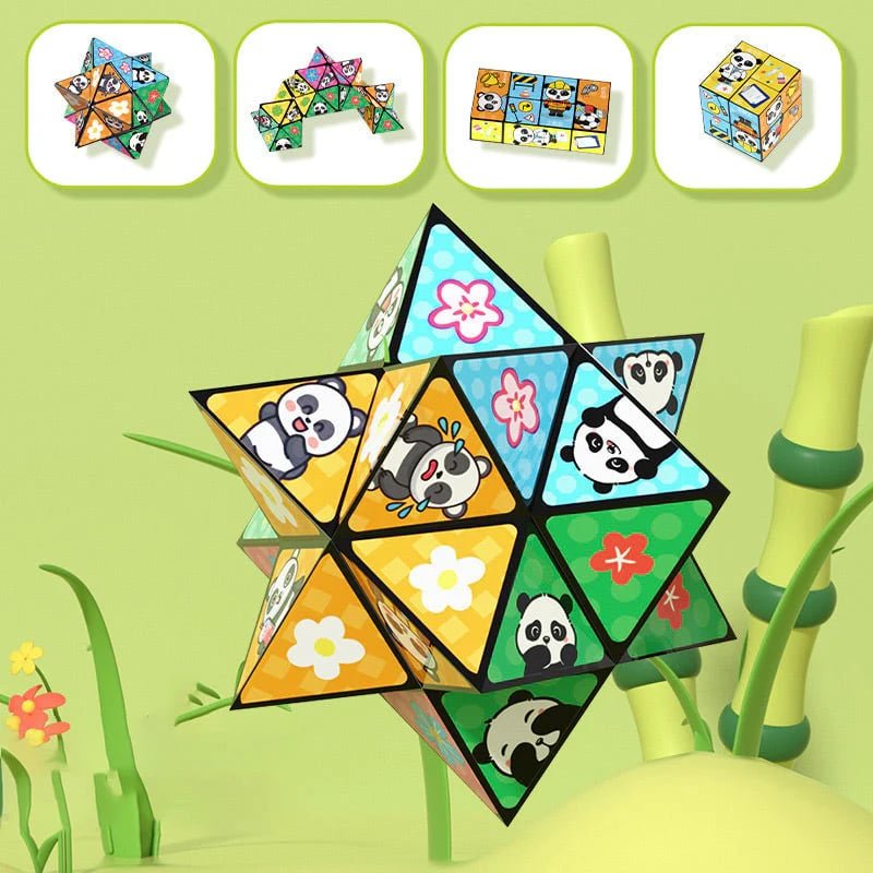 PandaPuzzle™ / Kreativer, faltbarer Panda-Zauberwürfel für Kinder - Sopheria