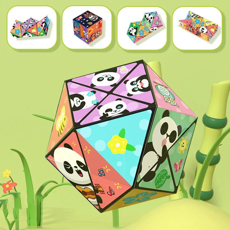 PandaPuzzle™ / Kreativer, faltbarer Panda-Zauberwürfel für Kinder - Sopheria