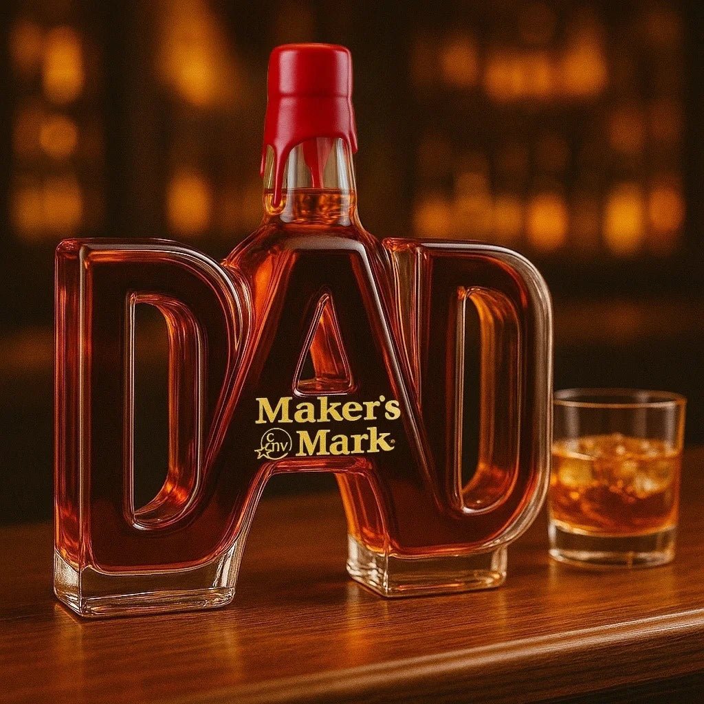 PapaPrunk™ / Kristallklare Whiskeyflasche Als Edles Geschenk Für Väter - Sopheria