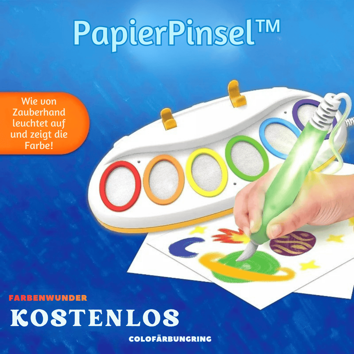 PapierPinsel™ / Zauberfarbe ohne Kleckern – Kreativität garantiert - Sopheria